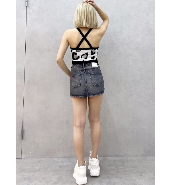 GYDA「Gydaレオパードビスチェ」|キャミソール|