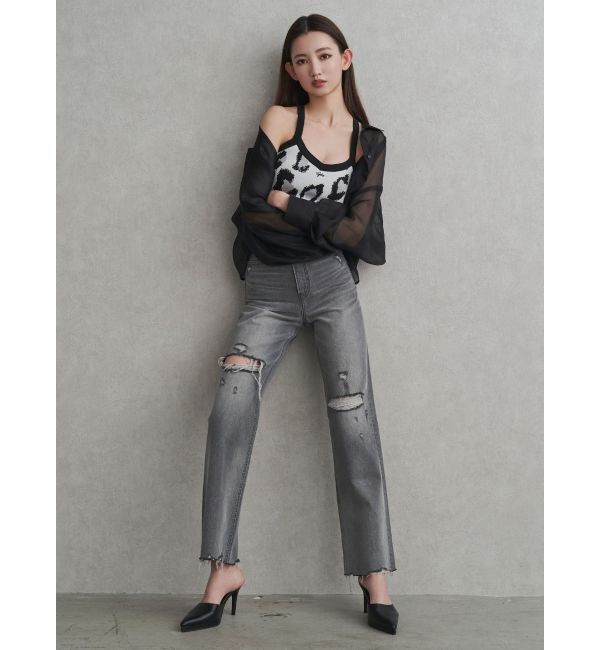 GYDA「Gydaレオパードビスチェ」|キャミソール|