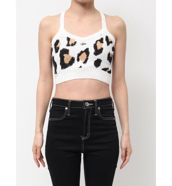 GYDA「Gydaレオパードビスチェ」|キャミソール|