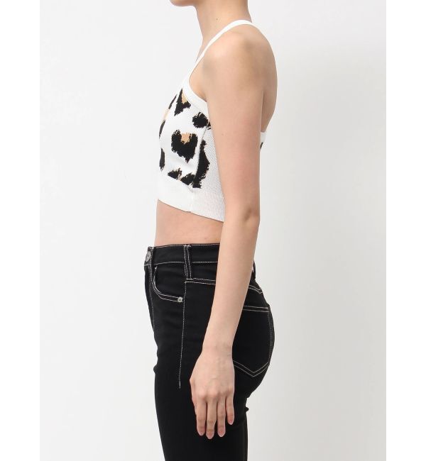 GYDA「Gydaレオパードビスチェ」|キャミソール|