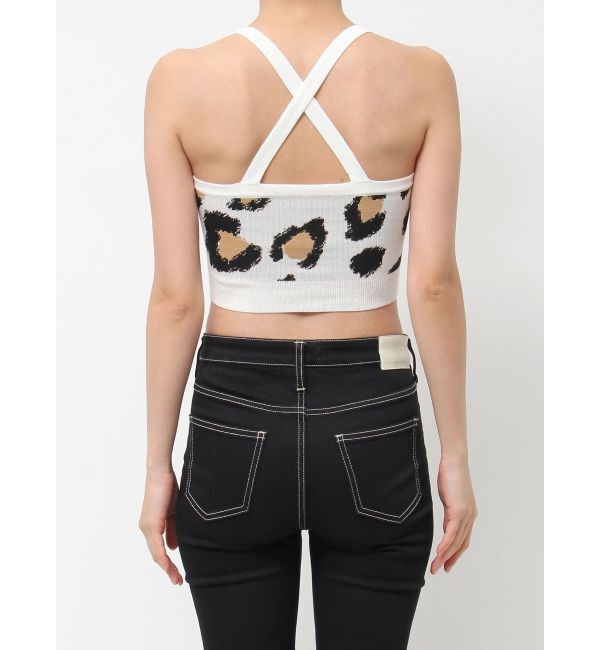 GYDA「Gydaレオパードビスチェ」|キャミソール|