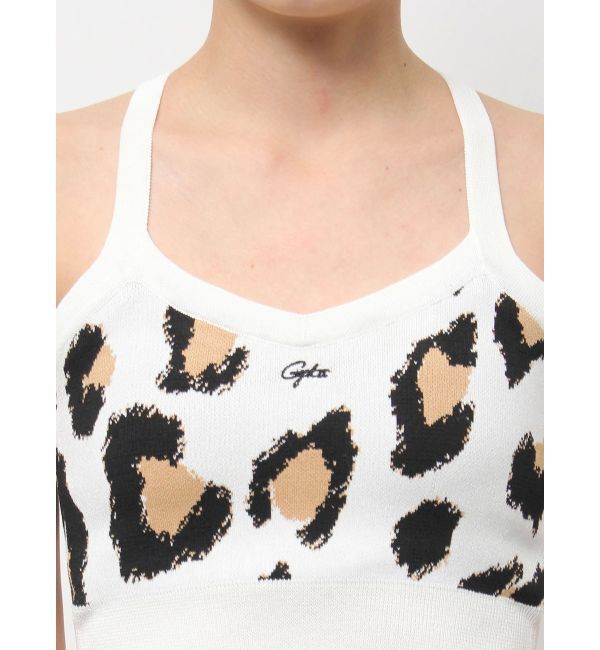 GYDA「Gydaレオパードビスチェ」|キャミソール|