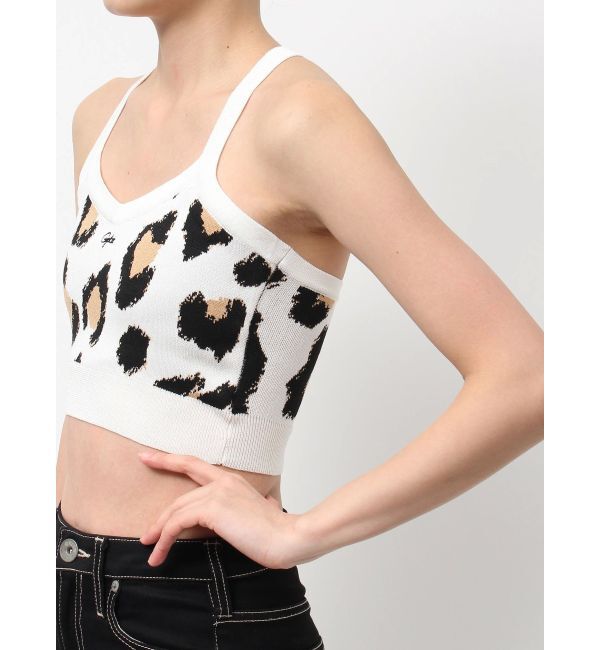 GYDA「Gydaレオパードビスチェ」|キャミソール|
