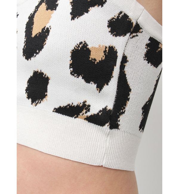 GYDA「Gydaレオパードビスチェ」|キャミソール|