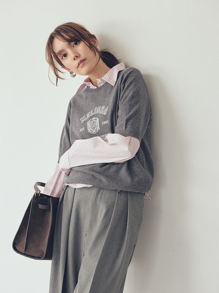 Mila Owen「ワイヤーショートシャツ」|シャツ・ブラウス|