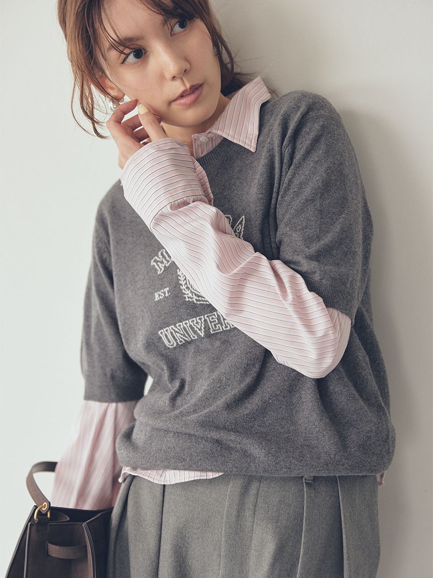 Mila Owen「ワイヤーショートシャツ」|シャツ・ブラウス|