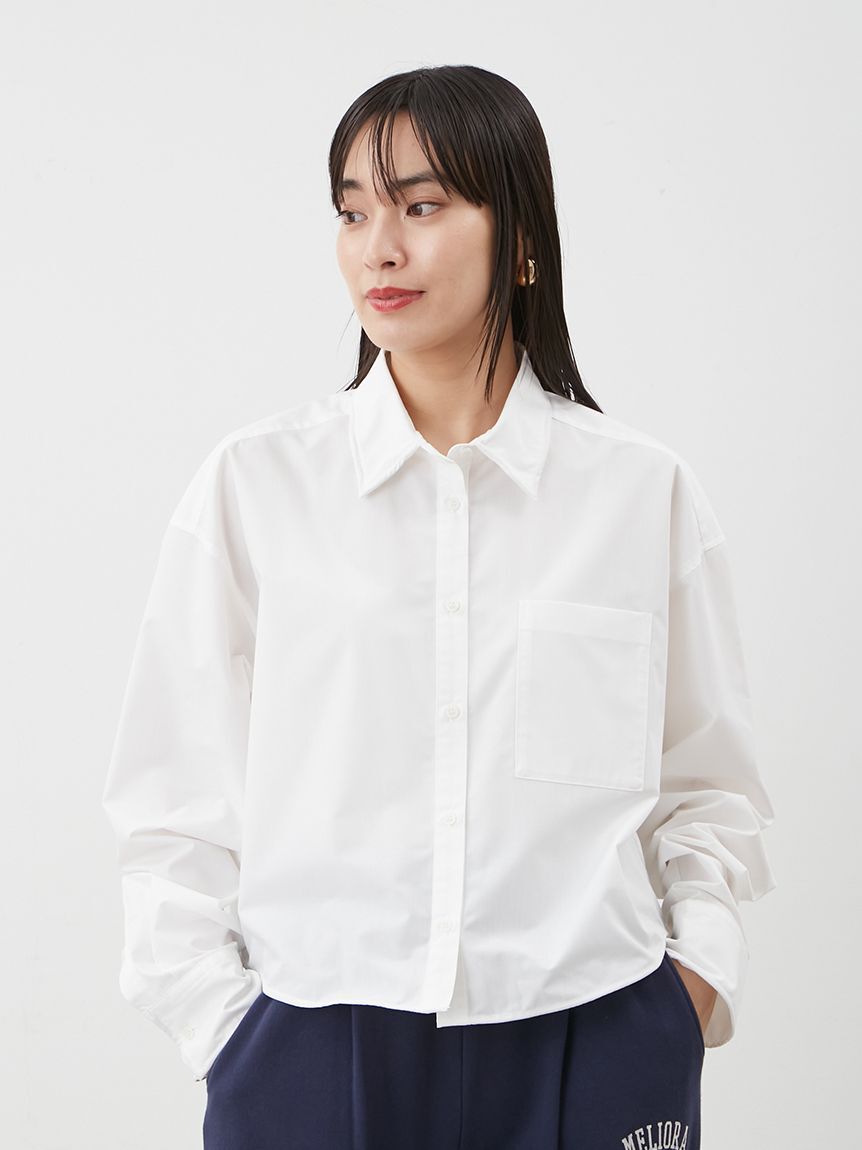 Mila Owen「ワイヤーショートシャツ」|シャツ・ブラウス|