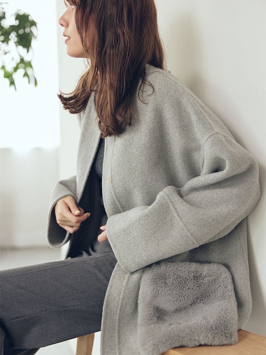 WEB限定カラー】2wayファーポケットリバーコート（Mila Owen）｜ルミネ