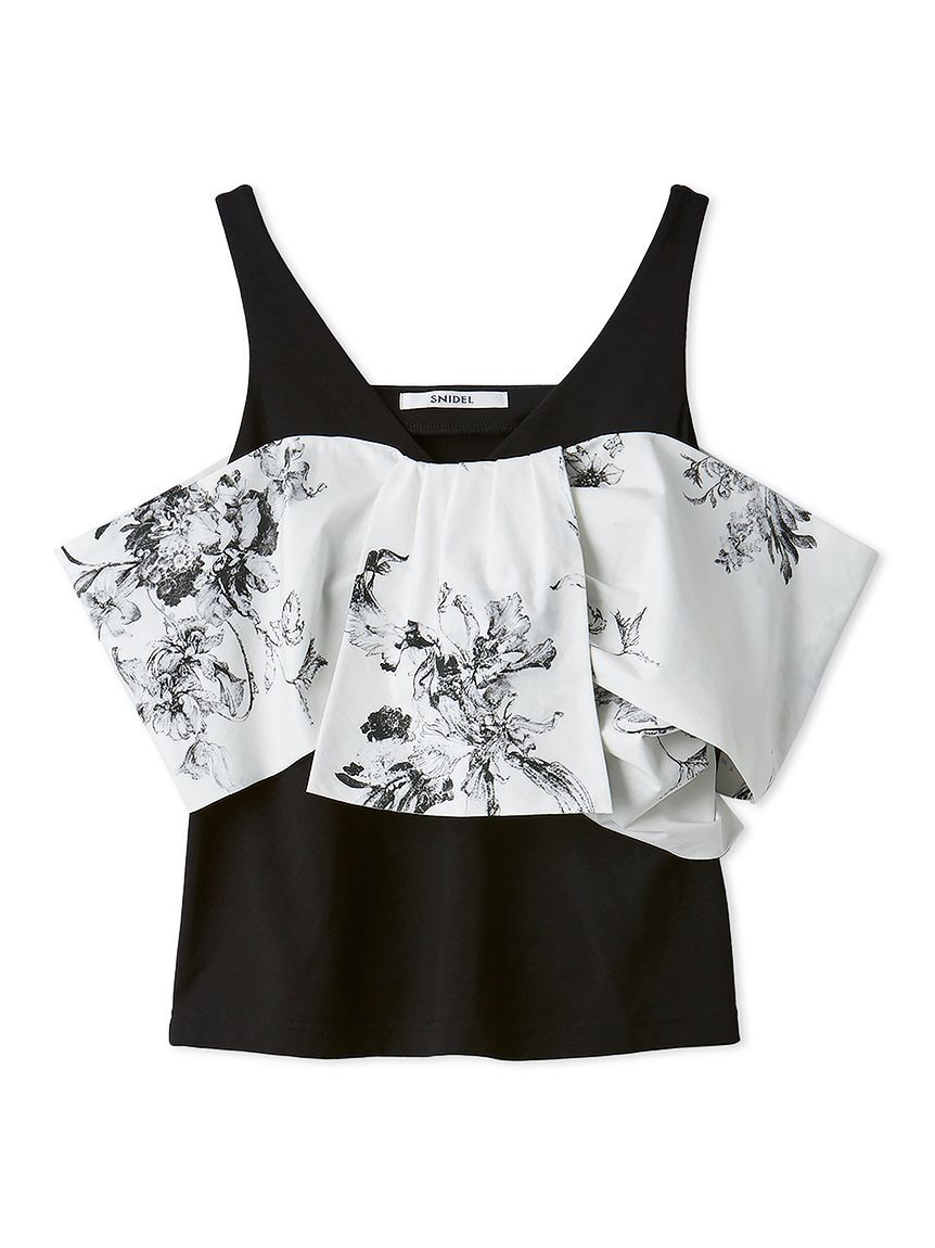 SNIDEL「リボンディテールカットプルオーバー」|Tシャツ・カットソー|