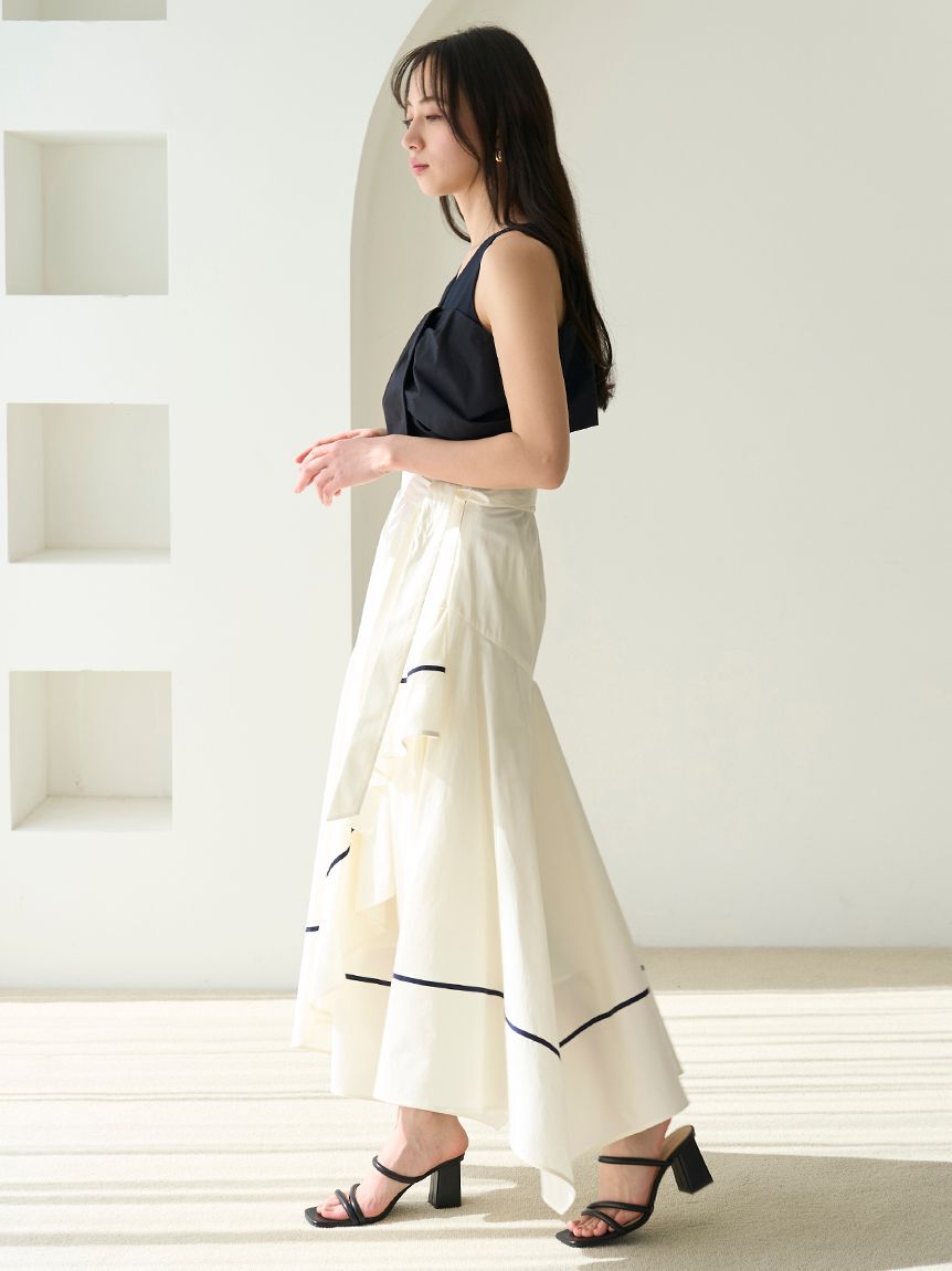 SNIDEL「リボンディテールカットプルオーバー」|Tシャツ・カットソー|