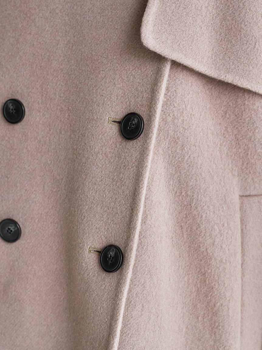 SNIDEL「【HIGH QUALITY】スカーフ付きウールミドルコート」|チェスターコート|