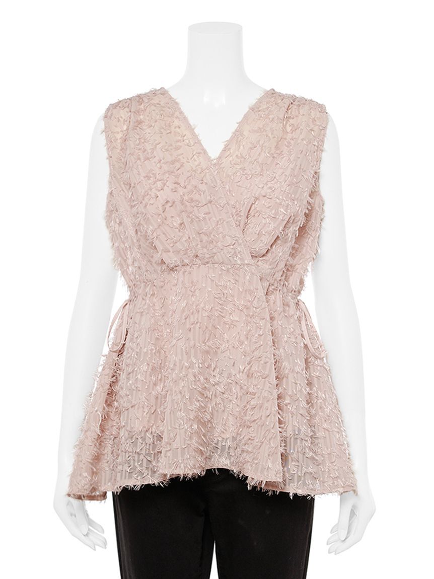 FRAY I.D「ペプラムフリンジトップス」|シャツ・ブラウス|