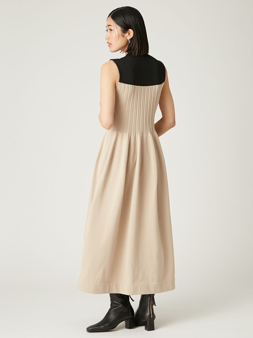 FRAY I.D「ランダムリブホールガーメントワンピース」|ワンピース|