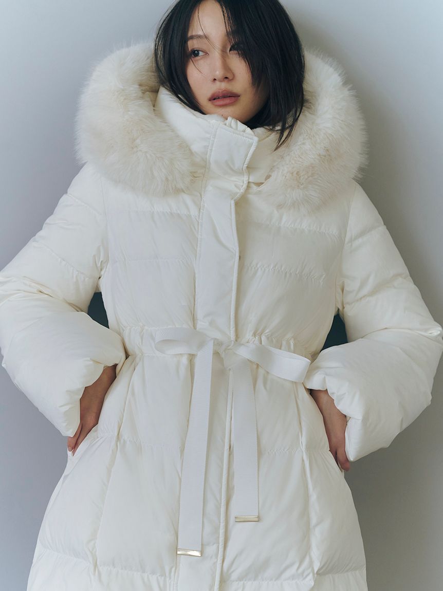 フードファーロングダウンコート（FRAY I.D）｜ルミネのファッション