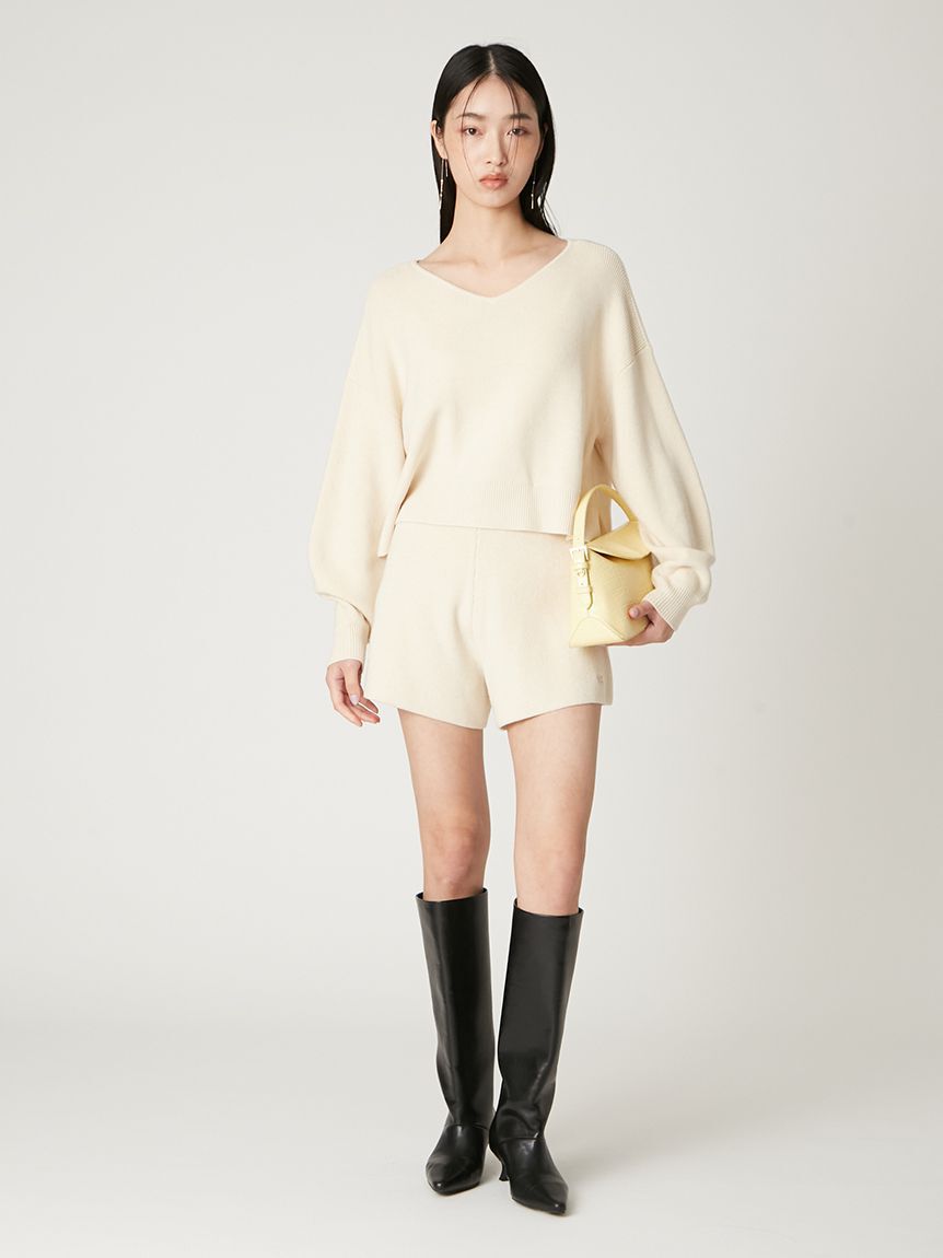 FRAY I.D「ウォッシャブルカシミヤシルクニットショートパンツ／ウォッシャブル」|その他|