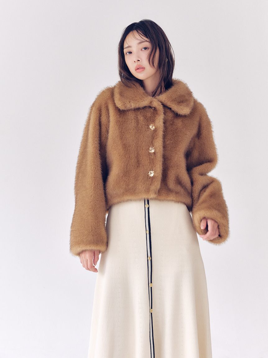 バリエファーショートコート（LILY BROWN）｜ルミネのファッション通販