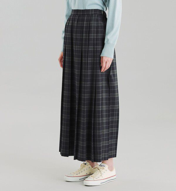 MACKINTOSH PHILOSOPHY「GREY LABEL プリーツチェックスカート」|スカート|