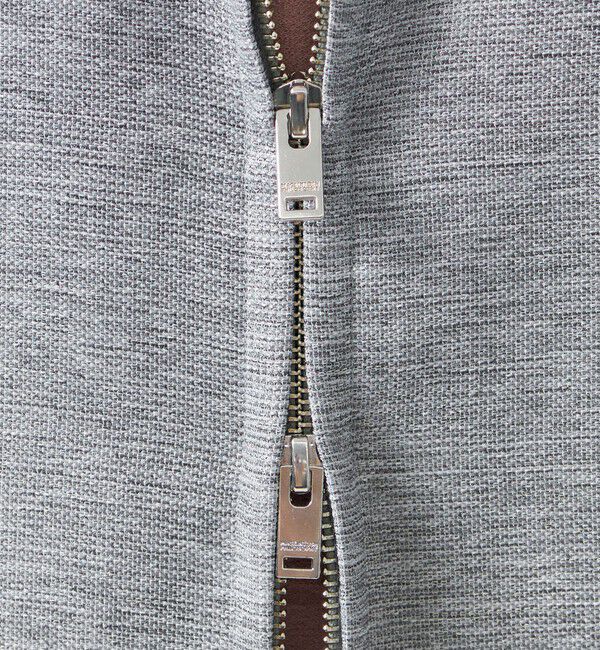 MACKINTOSH PHILOSOPHY「テーラードジャージー フーデッドパーカー 杢カラミストレッチ」|ブルゾン・スタジャン|