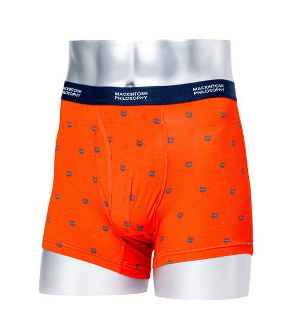 MACKINTOSH PHILOSOPHY「キャットフェイス　ボクサーブリーフ/ベリーソフト」|その他|オレンジ