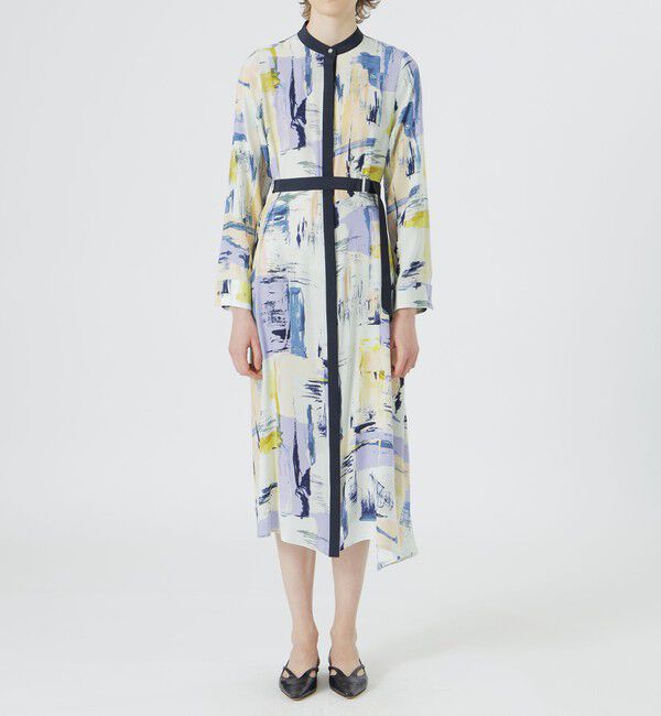  「ニュアンスプリントワンピース」|ワンピース|