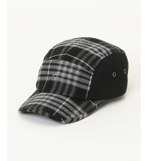 ikka kids「【キッズ】チェック切り替えジェットCAP」|その他|ブラック