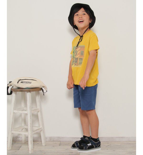 ikka kids「ビンテージグラフィックTシャツ（120~160cm）」|Tシャツ・カットソー|