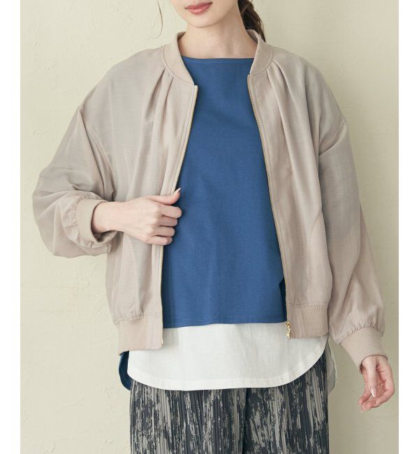 ikka「【雑誌InRed5月号掲載】シアーリブブルゾン」|ブルゾン・スタジャン|