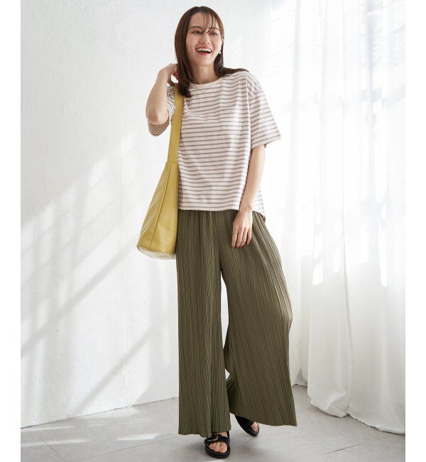 ikka「コットンUSA半袖ポケットTシャツ」|Tシャツ・カットソー|