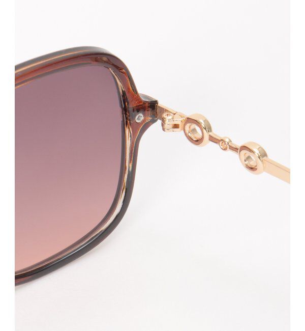 ikka「テンプルメタルダブルハーフ」|サングラス|