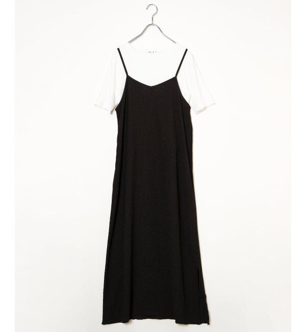 Lbc with Life「Ｔシャツセットヨウリュウキャミワンピ」|ワンピース|