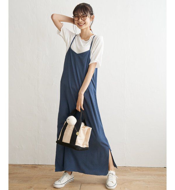 Lbc with Life「Ｔシャツセットヨウリュウキャミワンピ」|ワンピース|