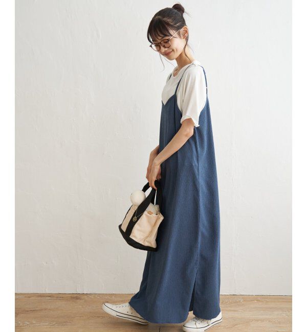 Lbc with Life「Ｔシャツセットヨウリュウキャミワンピ」|ワンピース|