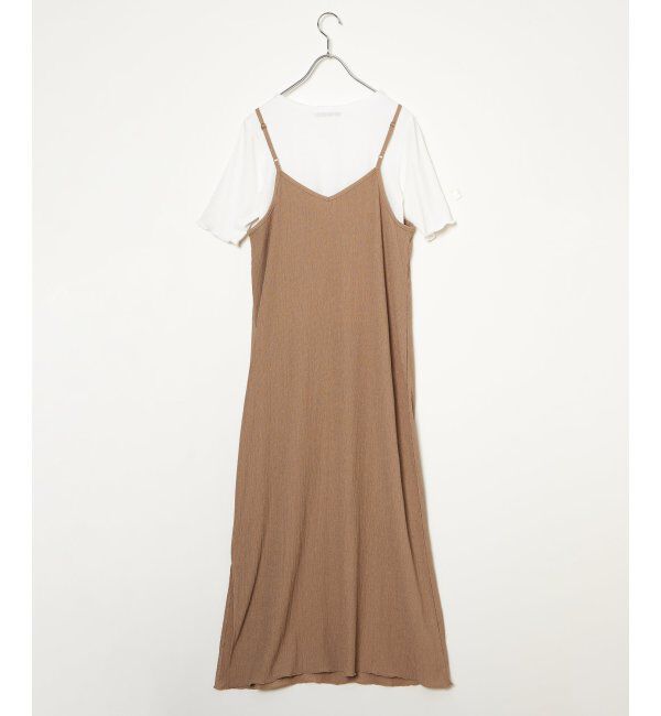 Lbc with Life「Ｔシャツセットヨウリュウキャミワンピ」|ワンピース|