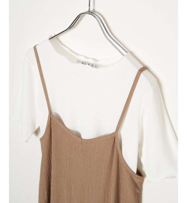 Lbc with Life「Ｔシャツセットヨウリュウキャミワンピ」|ワンピース|