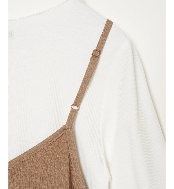 Lbc with Life「Ｔシャツセットヨウリュウキャミワンピ」|ワンピース|