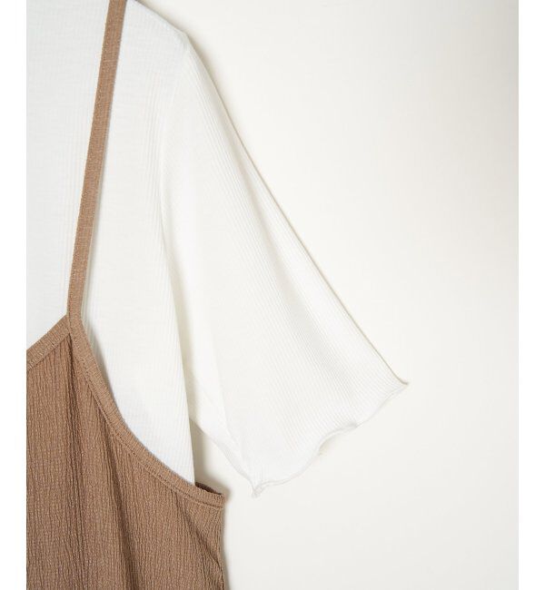 Lbc with Life「Ｔシャツセットヨウリュウキャミワンピ」|ワンピース|