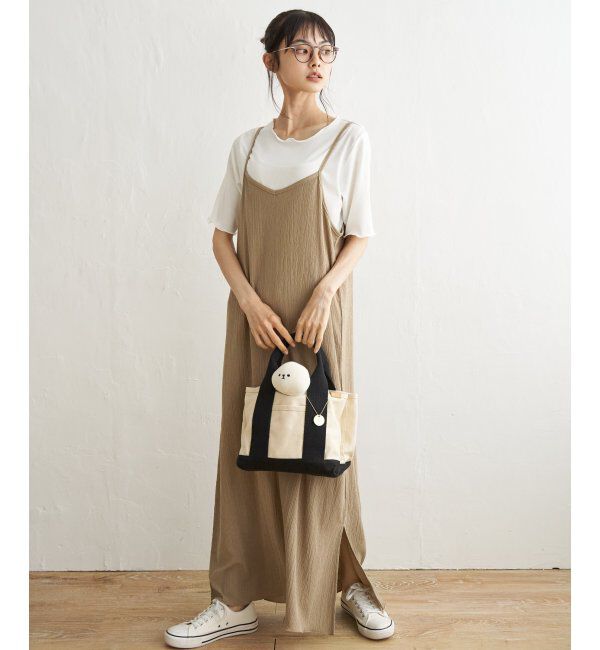 Lbc with Life「Ｔシャツセットヨウリュウキャミワンピ」|ワンピース|