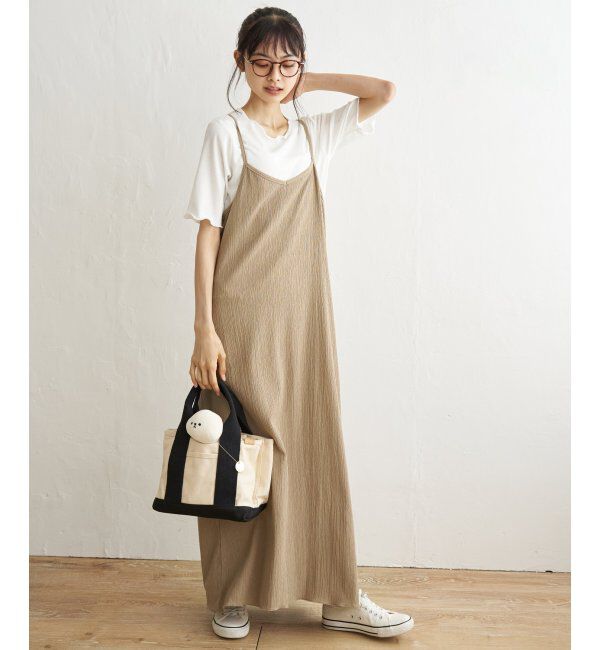 Lbc with Life「Ｔシャツセットヨウリュウキャミワンピ」|ワンピース|