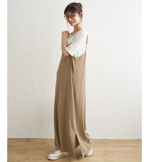 Lbc with Life「Ｔシャツセットヨウリュウキャミワンピ」|ワンピース|