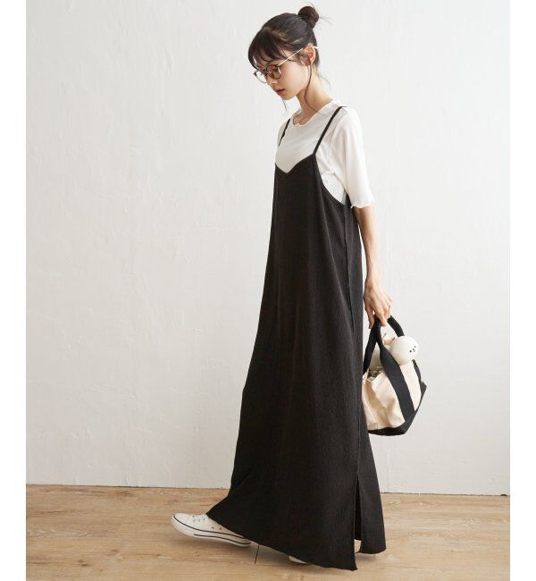 Lbc with Life「Ｔシャツセットヨウリュウキャミワンピ」|ワンピース|