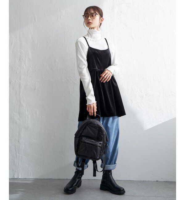 Lbc with Life「【2点セット】ベロアキャミチュニックタートルセット」|その他|