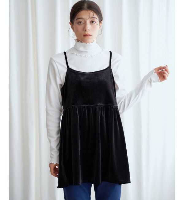 Lbc with Life「【2点セット】ベロアキャミチュニックタートルセット」|その他|