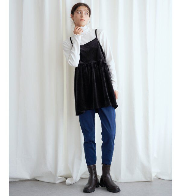 Lbc with Life「【2点セット】ベロアキャミチュニックタートルセット」|その他|