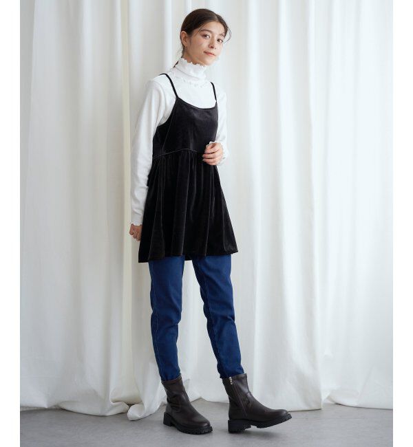 Lbc with Life「【2点セット】ベロアキャミチュニックタートルセット」|その他|