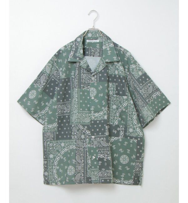 VENCE share style「バンダナプリントシャツ」|Tシャツ・カットソー|