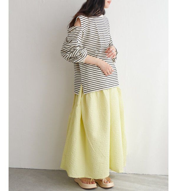 VENCE share style「フクレジャガードギャザースカート」|スカート|