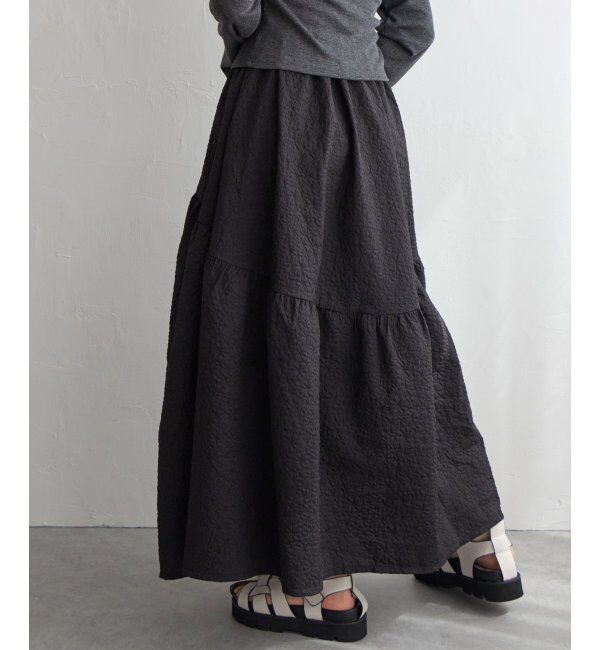 VENCE share style「フクレジャガードギャザースカート」|スカート|