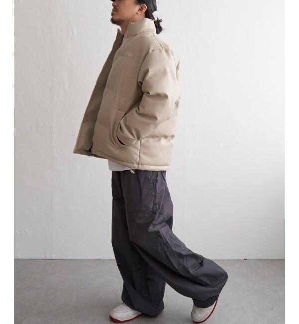 VENCE share style「【ユニセックス】VISION STREET WEAR ヴィジョンストリートウェア 中綿フェイクレザーブルゾン」|ブルゾン・スタジャン|