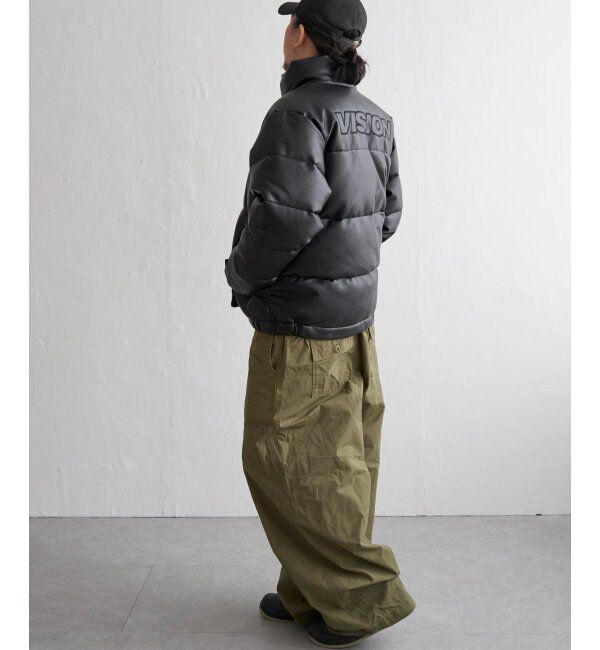 VENCE share style「【ユニセックス】VISION STREET WEAR ヴィジョンストリートウェア 中綿フェイクレザーブルゾン」|ブルゾン・スタジャン|