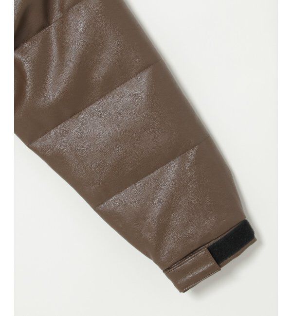 VENCE share style「【ユニセックス】VISION STREET WEAR ヴィジョンストリートウェア 中綿フェイクレザーブルゾン」|ブルゾン・スタジャン|